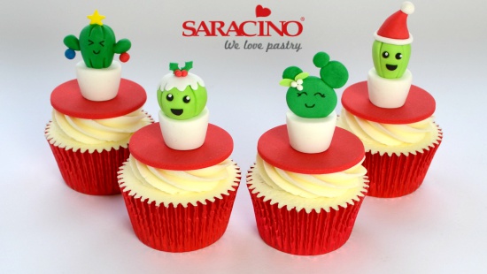 CACTUS CUPCAKES NATALIZI