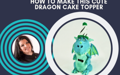 UN DRAGHETTO PER CAKE TOPPER