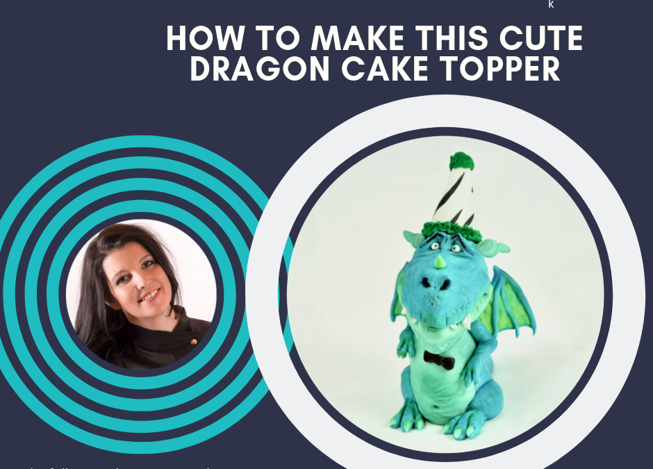 UN DRAGHETTO PER CAKE TOPPER