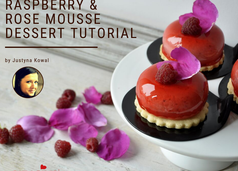 MOUSSE AI LAMPONI E ALLE ROSE
