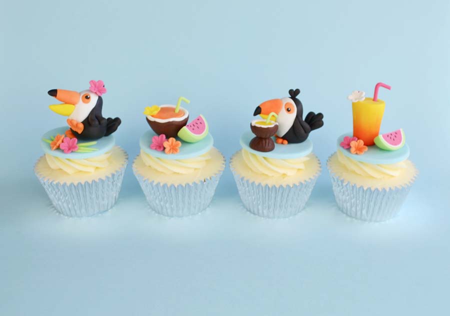TOPPERS PER CUPCAKE TROPICALI